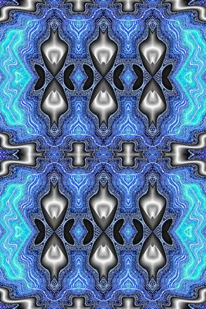 几何线条印花华亿平台图片