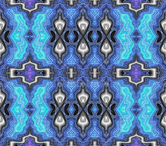 几何线条印花华亿平台图片