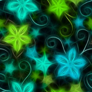 285969-数码 印花 国外 花布 四方连续 