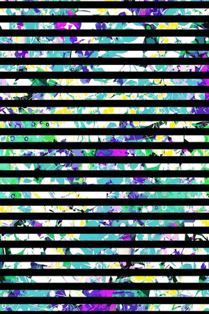 条纹印花华亿平台图片