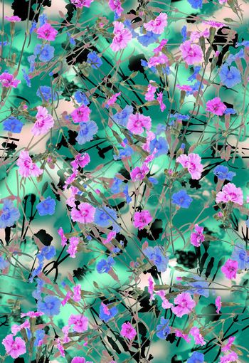 286590-多彩花卉花朵组合