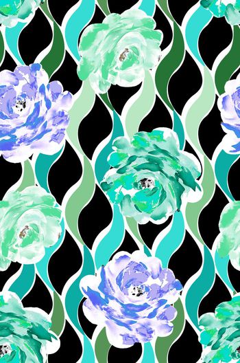 286711-多彩几何花卉组合