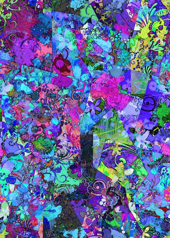 286900-多彩抽象拼接
