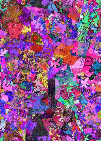 286902-多彩抽象拼接