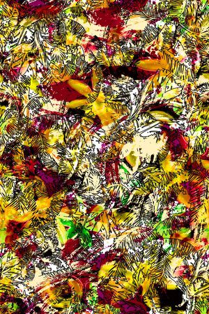 抽象印花华亿平台图片