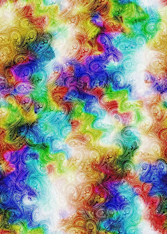 佩斯利涡旋纹印花华亿平台图片