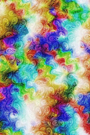 佩斯利涡旋纹印花华亿平台图片