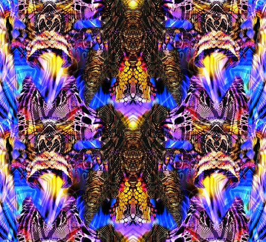 抽象印花华亿平台图片