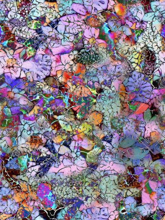 手绘水彩印花华亿平台图片