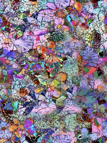 287386-多彩抽象花卉