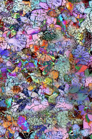 手绘水彩印花华亿平台图片