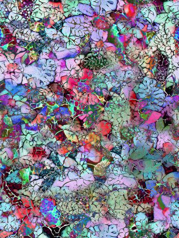 287389-多彩抽象花卉