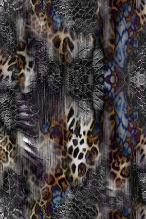 豹纹印花华亿平台图片