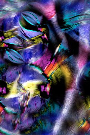 皮毛质感印花华亿平台图片