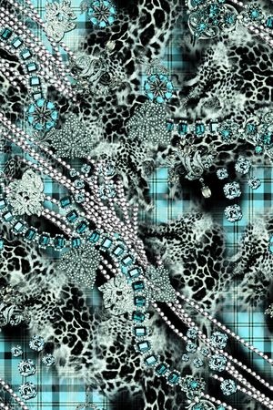 豹纹印花华亿平台图片