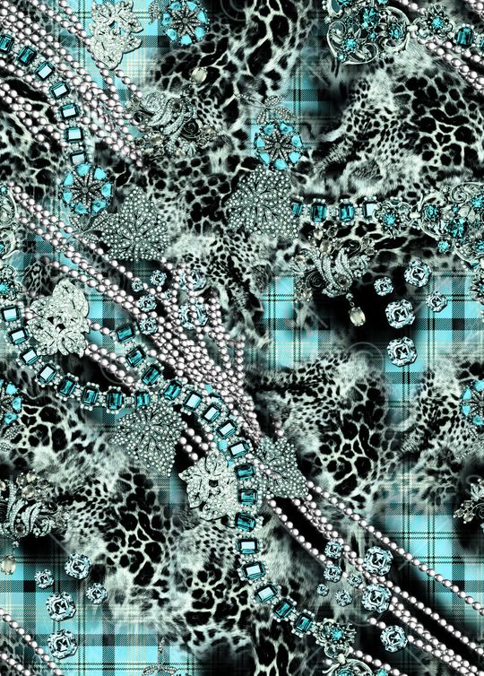 豹纹印花华亿平台图片