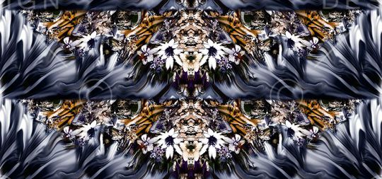 手绘水彩印花华亿平台图片