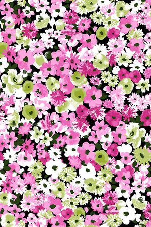 田园风印花华亿平台图片