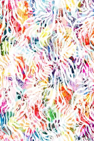 斑马纹印花华亿平台图片