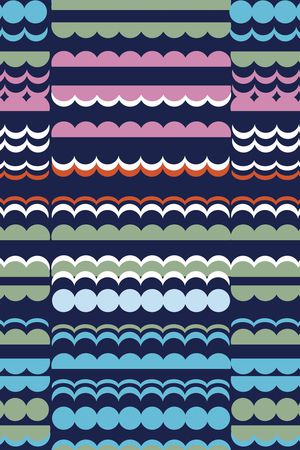 几何圆弧印花华亿平台图片