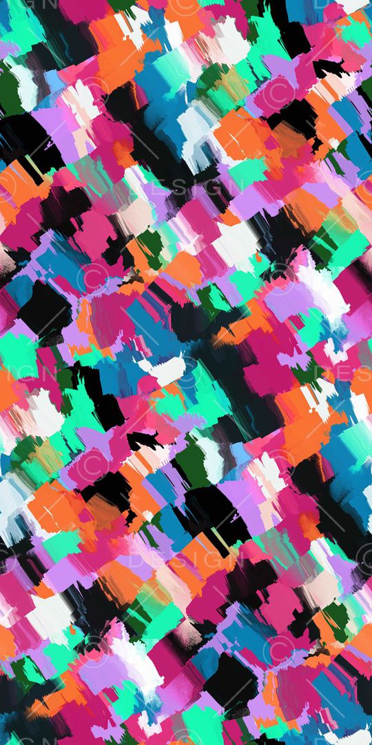 几何色块印花华亿平台图片