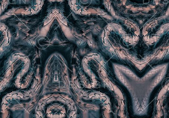 蛇纹印花华亿平台图片