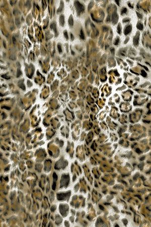 豹纹印花华亿平台图片