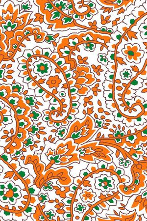 佩斯利涡旋纹印花华亿平台图片