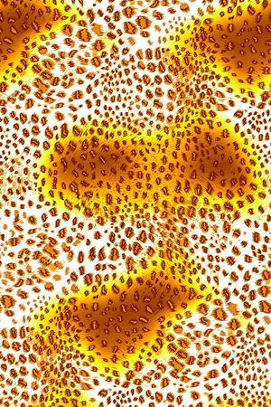 豹纹印花华亿平台图片