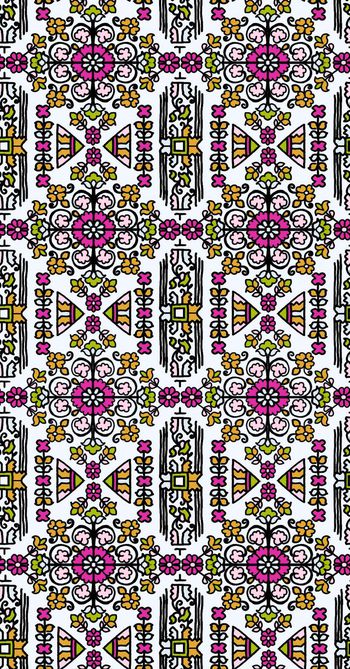 288066-复古纹样排列