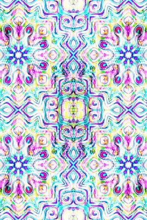 几何线条印花华亿平台图片