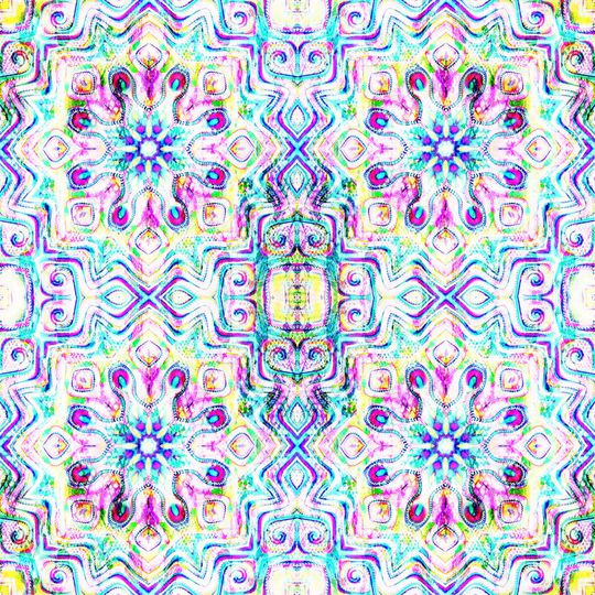 几何线条印花华亿平台图片