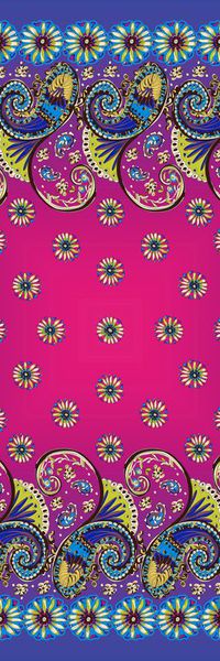 佩斯利印花华亿平台图片