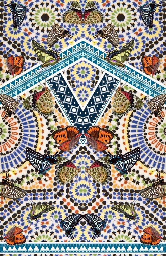 手绘水彩印花华亿平台图片