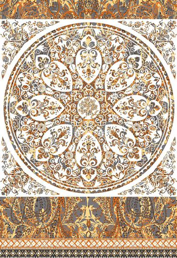 288181-民族风几何对称定位印花