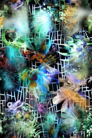 植物印花华亿平台图片