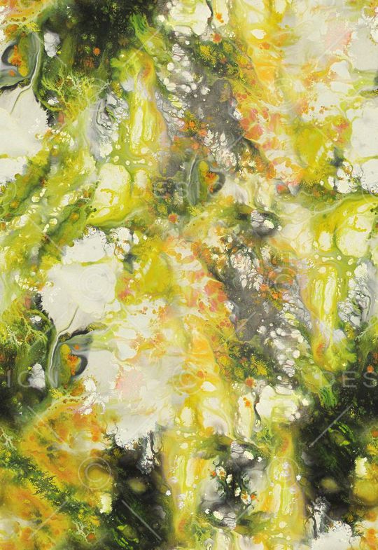 水墨肌理印花华亿平台图片