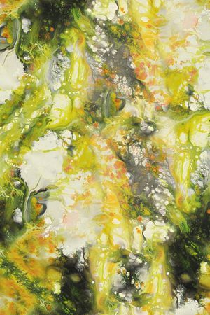 水墨肌理印花华亿平台图片