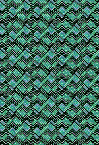 288324-几何抽象格子布料纹理编织效果印花花