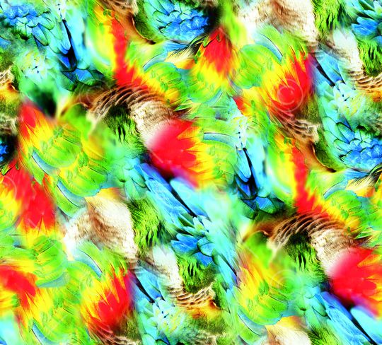 手绘水彩印花华亿平台图片