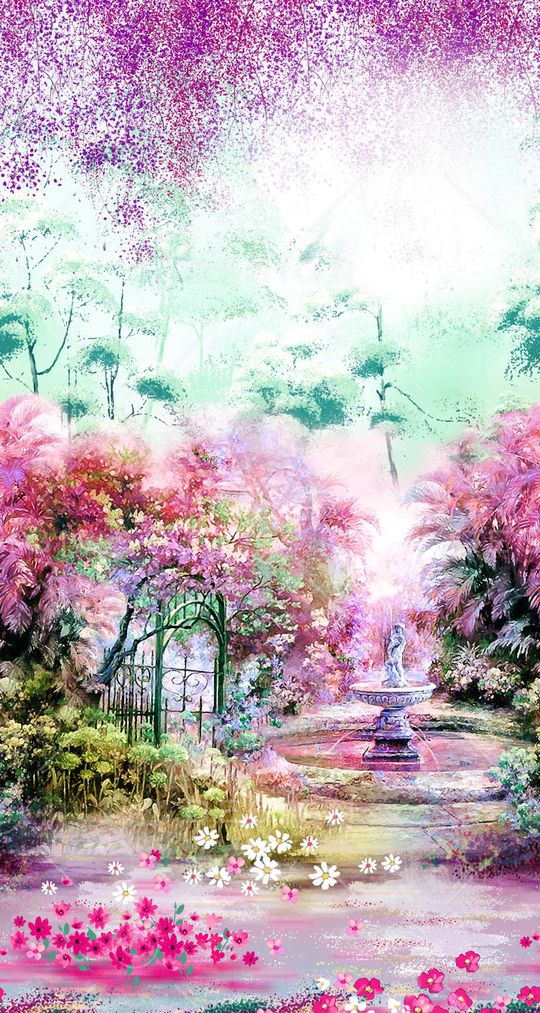 手绘水彩印花华亿平台图片