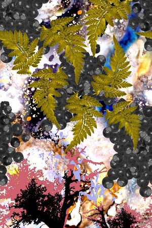 手绘水彩印花华亿平台图片