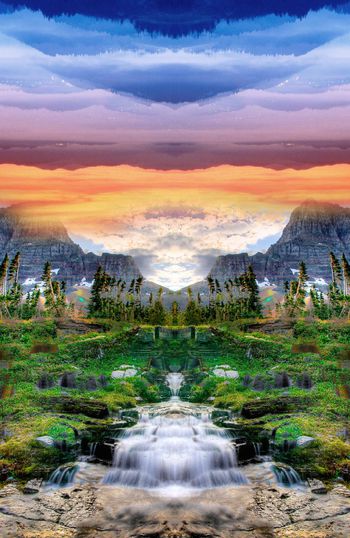 288504-定位对称风景风光休闲印花华亿平台