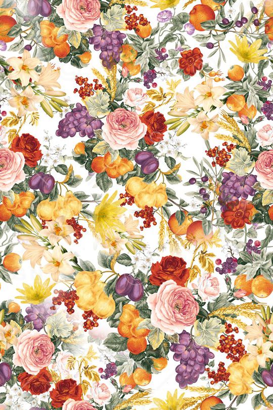 手绘水彩印花华亿平台图片