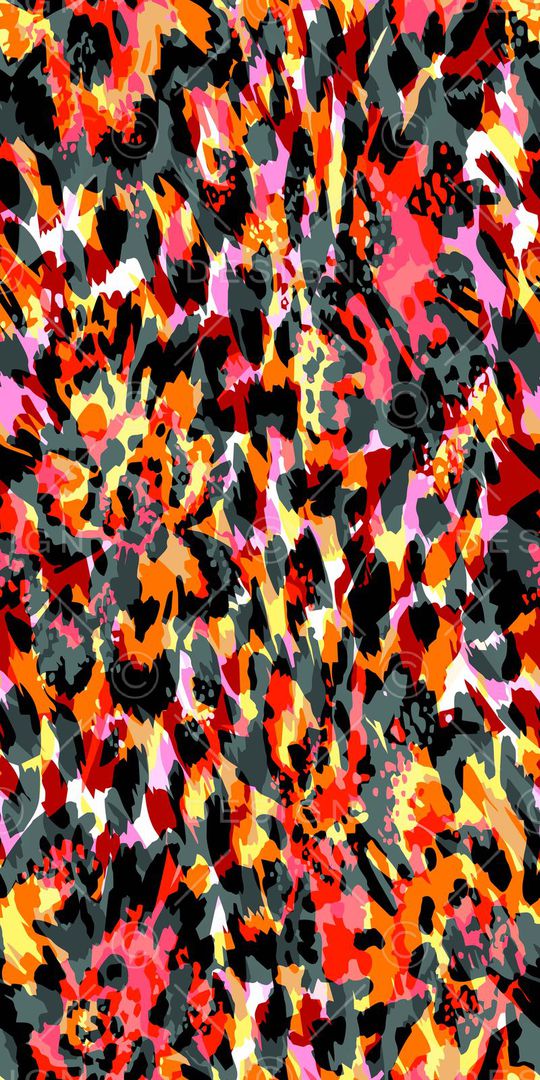 豹纹印花华亿平台图片