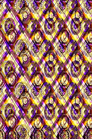 几何菱格印花华亿平台图片