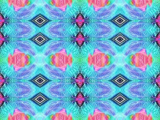 几何印花华亿平台图片