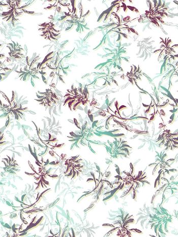 288722-清爽水墨花卉