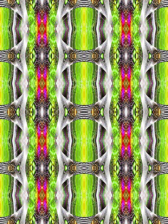 几何图形印花华亿平台图片