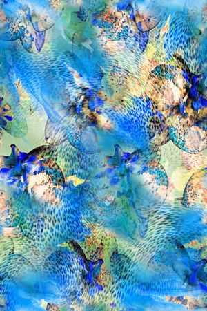 抽象印花华亿平台图片